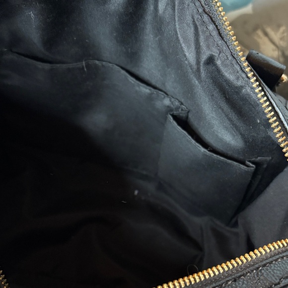 Aldo Black Leather Bag with Gold Hardware - Picture 3 of 10